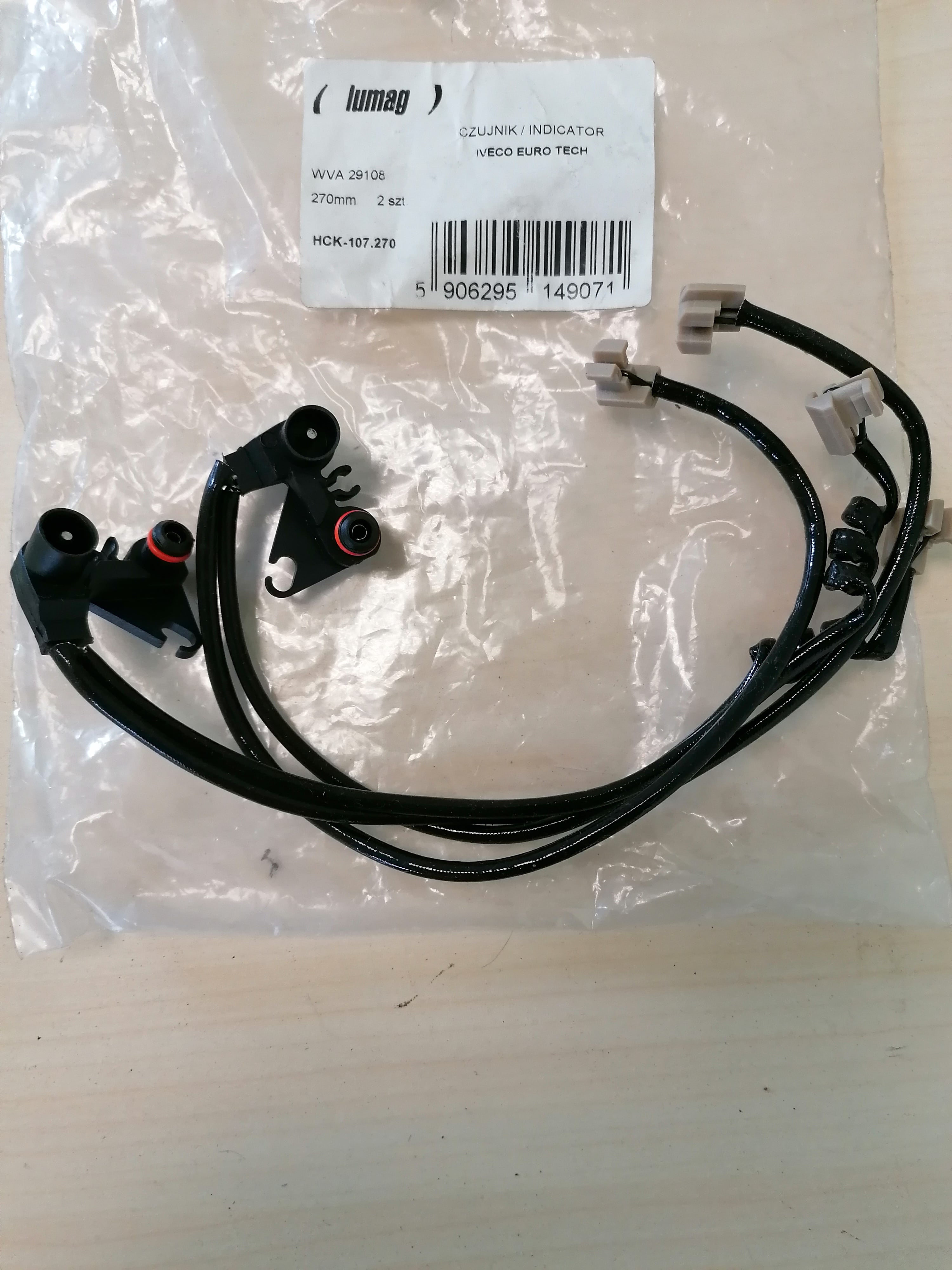 1903651 Iveco Датчик износа колодок к-т 2шт., HCK107270