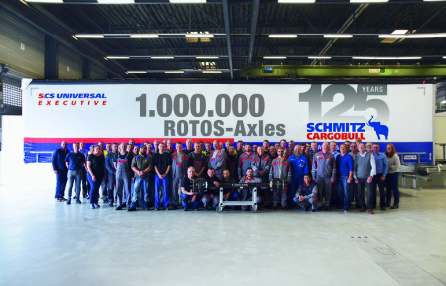 Schmitz Cargobull выпустил миллионную ось Schmitz Cargobull выпустил миллионную ось