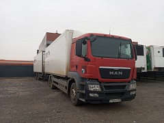 Грузовой автопоезд рефрижератор MAN TGS 28.360 (11144)