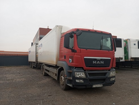 Грузовой автопоезд рефрижератор MAN TGS 28.360 (11144)